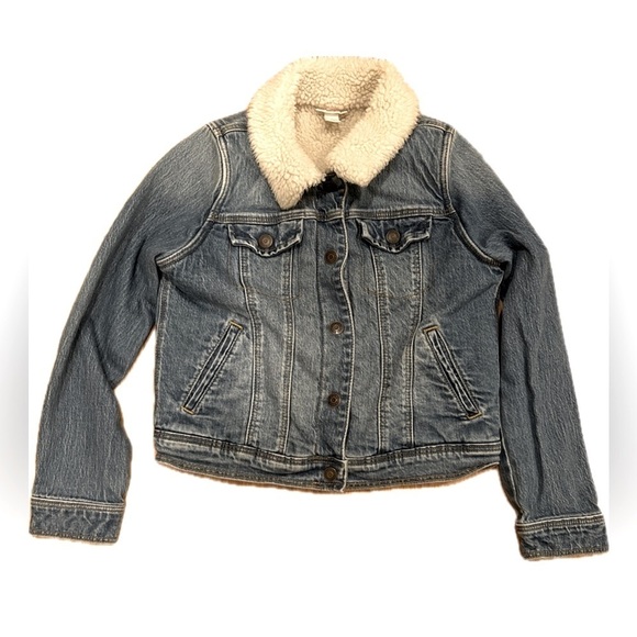 Cat & Jack Other - Cat & Jack Blue Denim Jean Jacket - Girls L 10/12